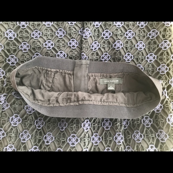 Ann Taylor Lace Blue Pencil Skirt - Picture 3 of 3